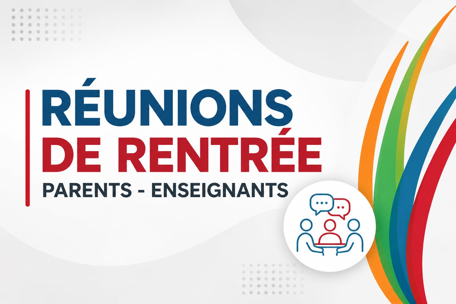 Illustration : Réunions de rentrée
